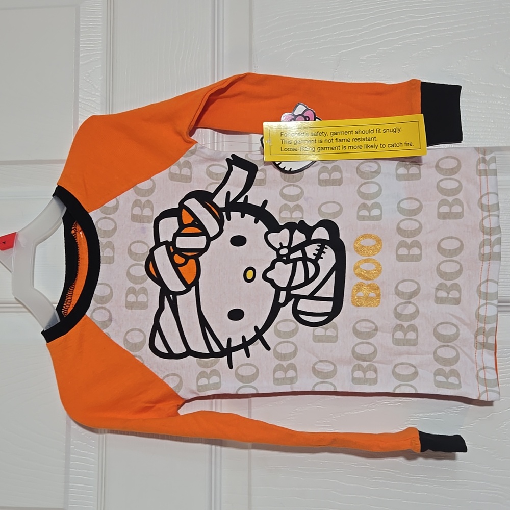Sanrio Hello Kitty Halloween Long Sleeve Shirt Size 5 New